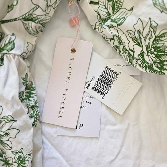 Rachel Parcell size 6 green dress fits like a size 8 sage toile sundress - Picture 7 of 12